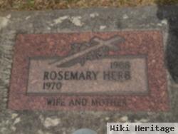 Rose Mary "rosemary" Wagner Herb