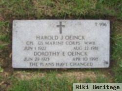 Harold J Oeinck