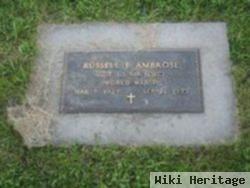 Sgt Russell E Ambrose