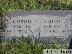 Cordie G Smith