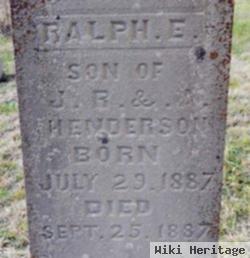 Ralph E Henderson