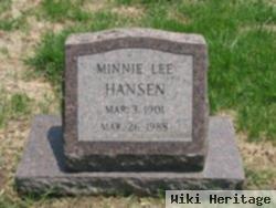 Minnie Lee Hansen