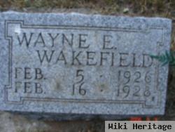 Wayne E Wakefield