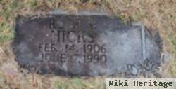 Ruth W Hicks