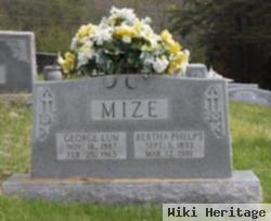 Bertha Phelps Mize