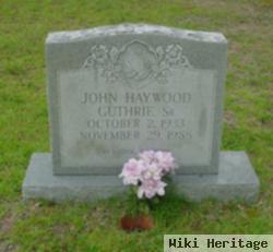 John Haywood Guthrie, Sr