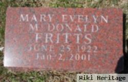 Mary Evelyn Mcdonald Fritts