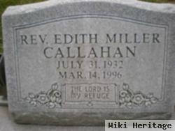 Rev Edith Miller Callahan