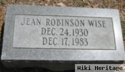 Jean Robinson Wise