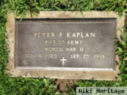 Peter F. Kaplan