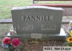 Nannie Lee "nancy" Roach Pannill