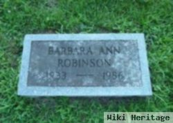 Barbara Ann Deane Robinson