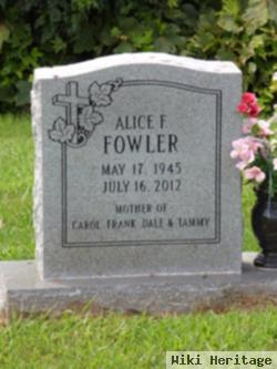 Alice Faye Smith Fowler