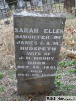 Sarah Ellen Hudspeth Moody