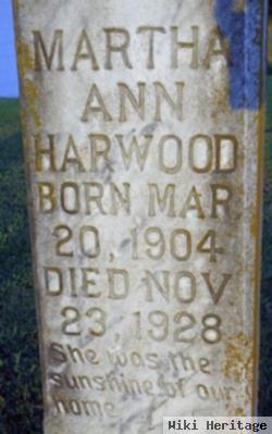 Martha Ann Harwood