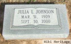 Julia L Renora Fisher Johnson