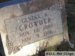 Geneva Avis Tschudy Crowder