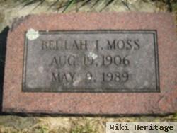 Beulah I Moss