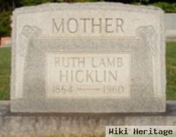 Ruth Frances Lamb Hicklin