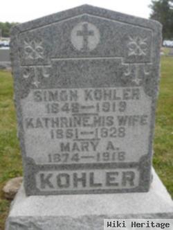 Mary A Kohler