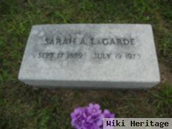 Sarah A Lagarde