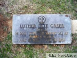 Luther Pete Greer