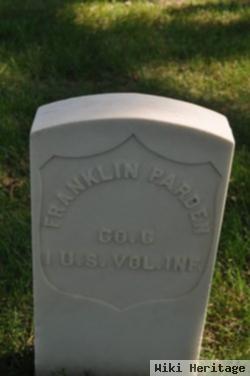 Pvt Franklin Parden