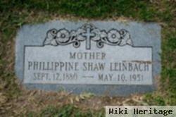 Phillippine Shaw Leinbach