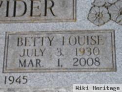 Betty Louise Fullenwider