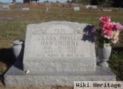 Clara Phyllis "pete" King Hawthorne