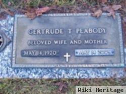 Gertrude T Peabody