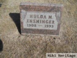 Hulda M Ensminger