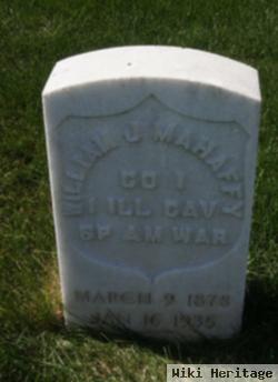 William J Mahaffy