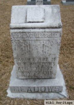 Sarah Elizabeth "sallie" Weeks Meadows