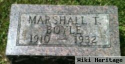 Marshall T Boyle