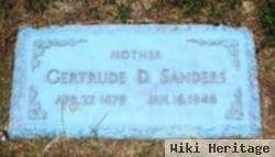 Gertrude D Sanders