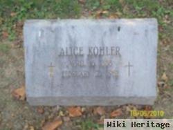 Alice Kohler