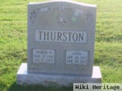 Arthur W Thurston