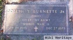 Lieut Joseph T Burnette, Jr