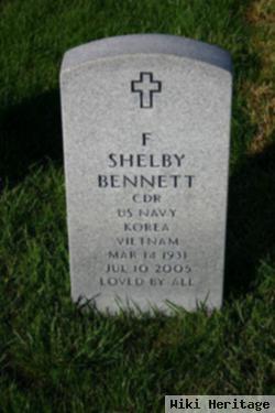 Cdr Frank Shelby Bennett