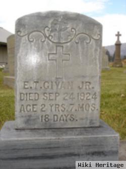 Ernest Truman Givan, Jr