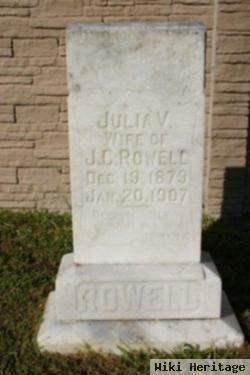 Julia Valeria Tillett Rowell