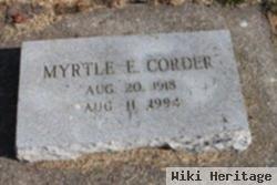 Myrtle E Corder