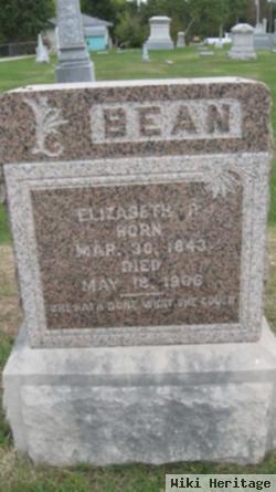 Elizabeth P Bean