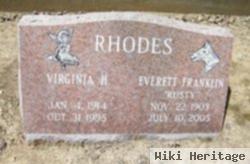 Everett Franklin "rusty" Rhodes