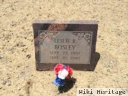 Leslie R Bosley