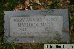 Mary Ann Anthony Mann