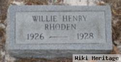 Willie Henry Rhoden