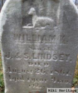 William K Lindsey