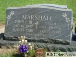 John E Marshall, Iii